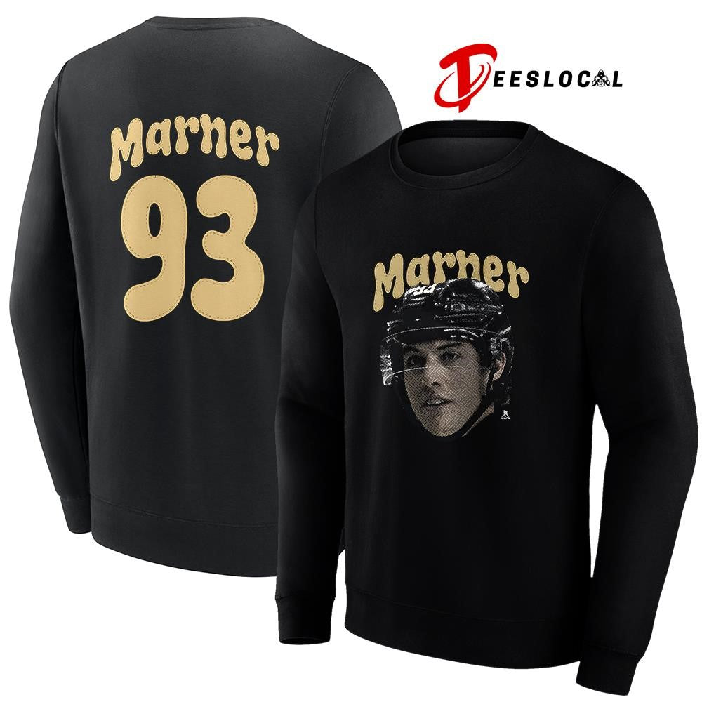 Vegas Golden Knights Mitch Marner portrait name and number shirt Unisex