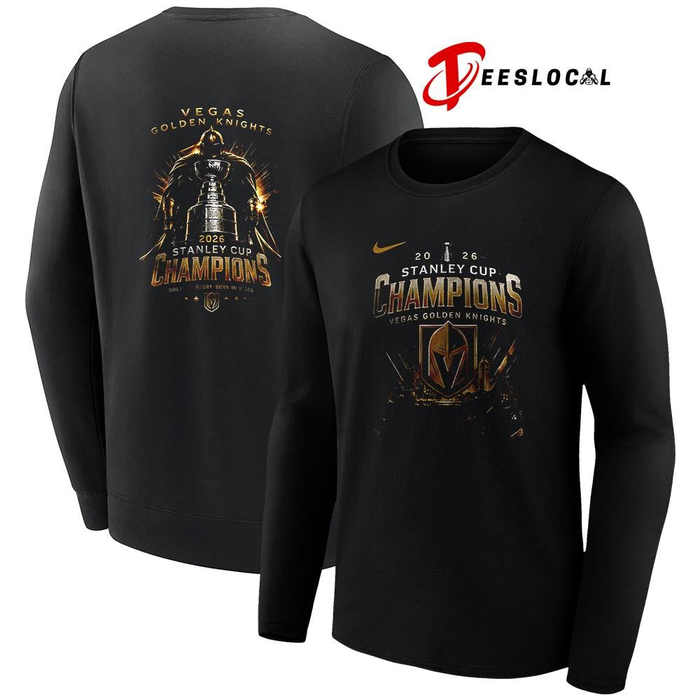 Vegas Golden Knights Stanley Cup champions trophy graphic shirt Unisex