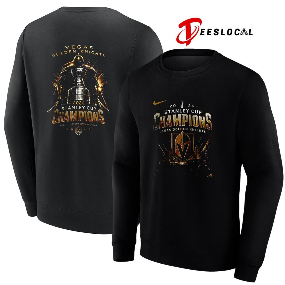 Vegas Golden Knights Stanley Cup champions trophy graphic shirt Unisex