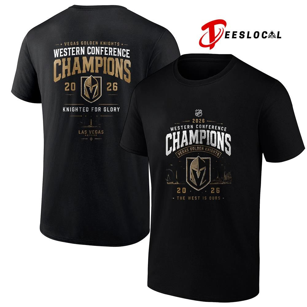 Vegas Golden Knights Western Conference champions Knighted for glory shirt Unisex