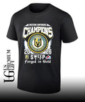 Vegas Golden Knights vs Colorado Avalanche Western Conference Champions 2026 Sweep forged in Gold shirt