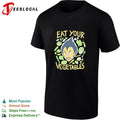 Vegeta eat your vegetables anime character food humor shirt Unisex