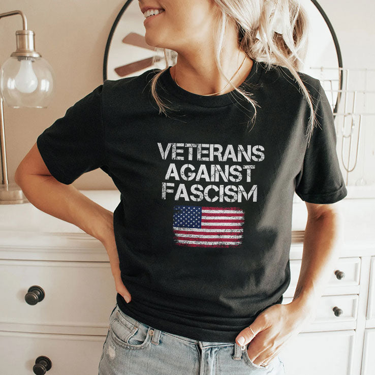Veterans Against Fascism T Shirt Unisex
