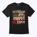 Veterans No Kings Military Protest T Shirt Unisex