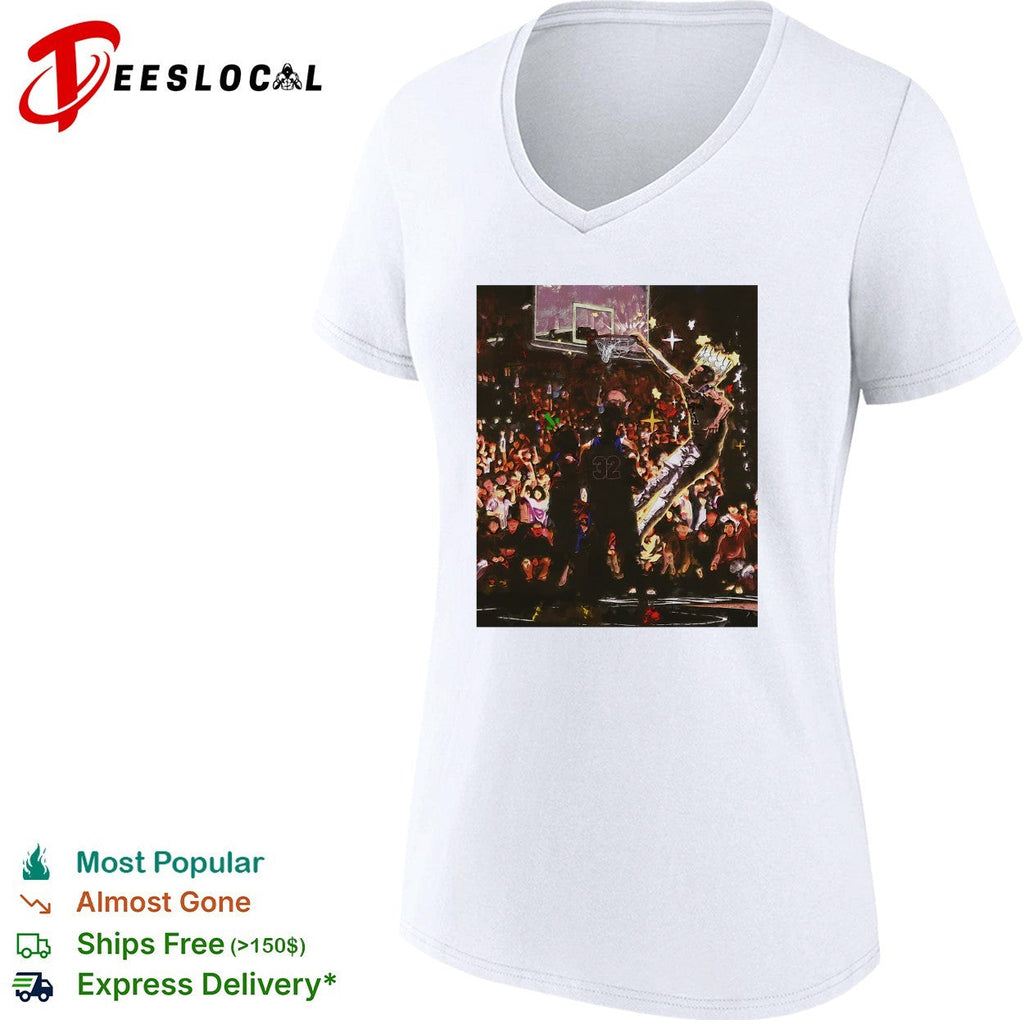 Victor Wamby San Antonio Spuers NBA Finals dunk live event crowd photo shirt Unisex