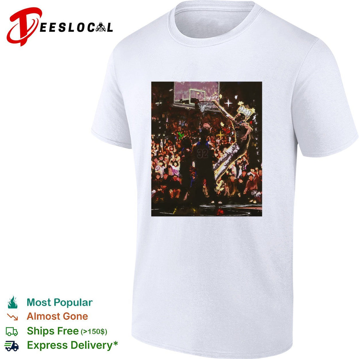 Victor Wamby San Antonio Spuers NBA Finals dunk live event crowd photo shirt Unisex