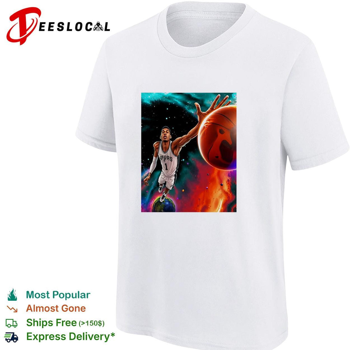 Victor Wembanyama Cosmic Dunk San Antonio Spurs shirt Unisex