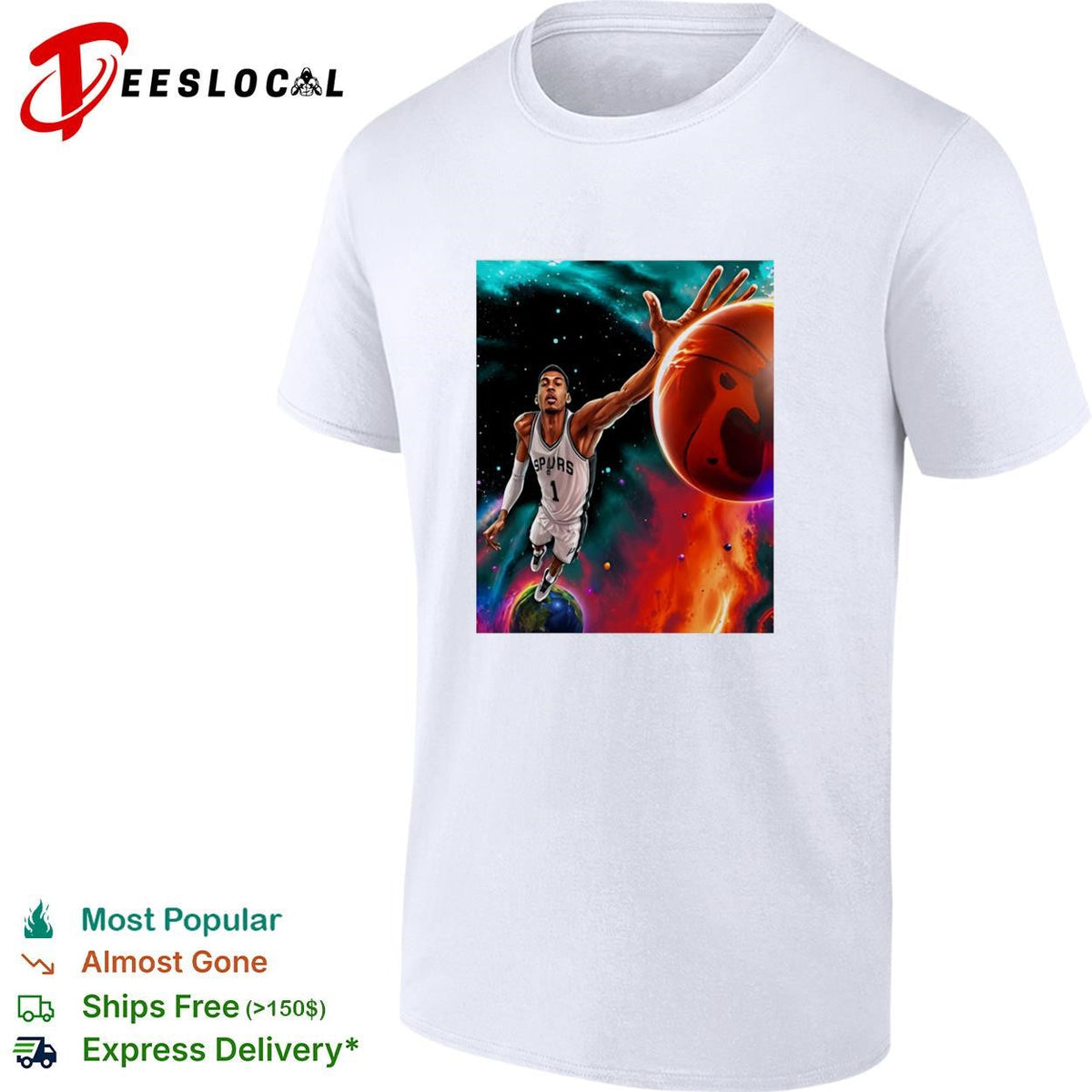 Victor Wembanyama Cosmic Dunk San Antonio Spurs shirt Unisex