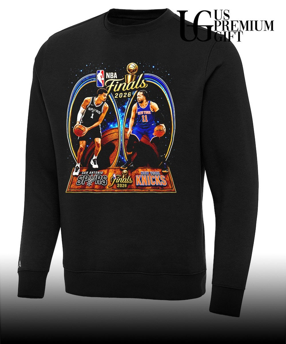 Victor Wembanyama Jalen Brunson Spurs Knicks NBA Finals 2026 shirt Unisex