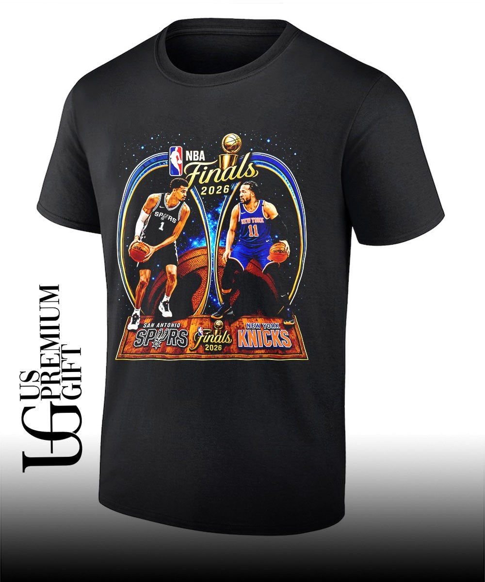 Victor Wembanyama Jalen Brunson Spurs Knicks NBA Finals 2026 shirt Unisex