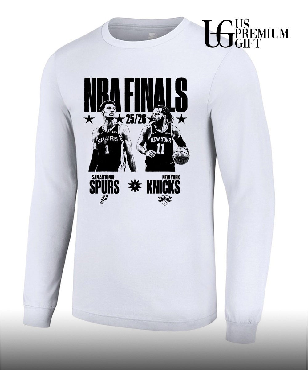 Victor Wembanyama Jalen Brunson Spurs Knicks NBA Finals 25_26 shirt Unisex