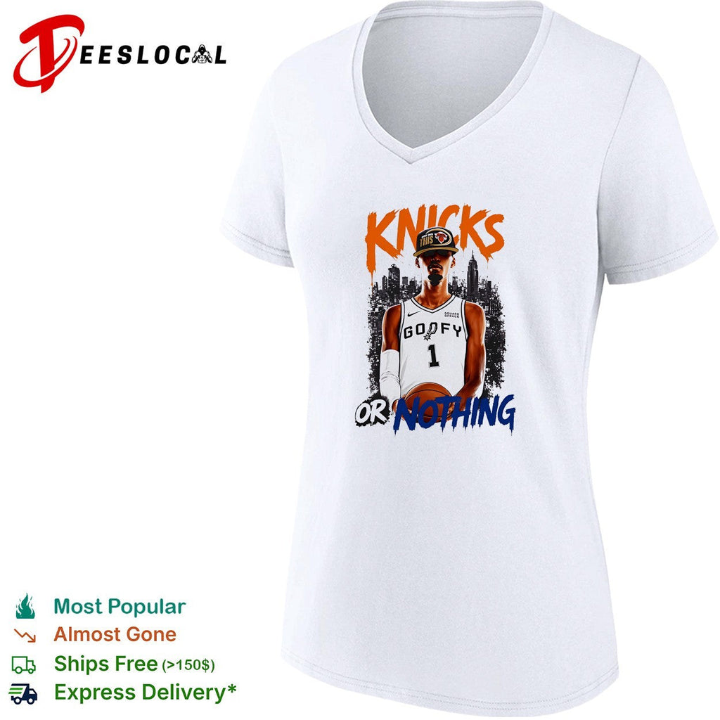 Victor Wembanyama SA Spurs Goofy Or Nothing NBA Finals 2026 retro shirt Unisex