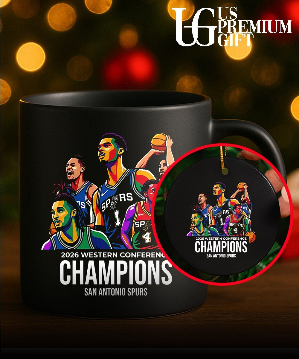Victor Wembanyama San Antonio Spurs 2026 Western Conference Champions shirt Unisex