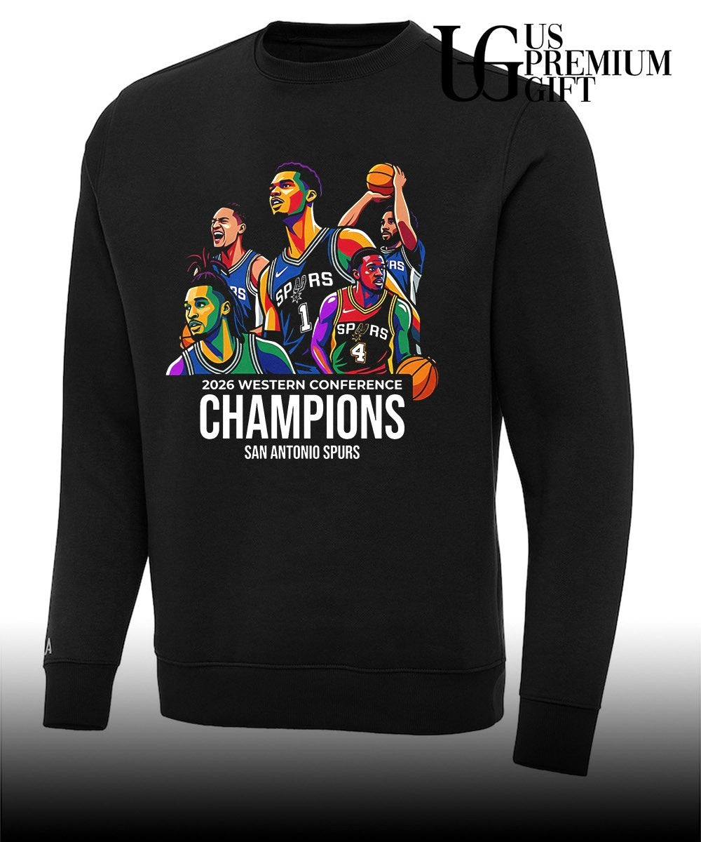 Victor Wembanyama San Antonio Spurs 2026 Western Conference Champions shirt Unisex