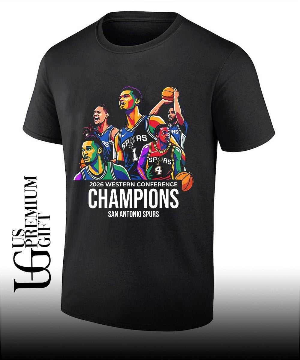 Victor Wembanyama San Antonio Spurs 2026 Western Conference Champions shirt Unisex