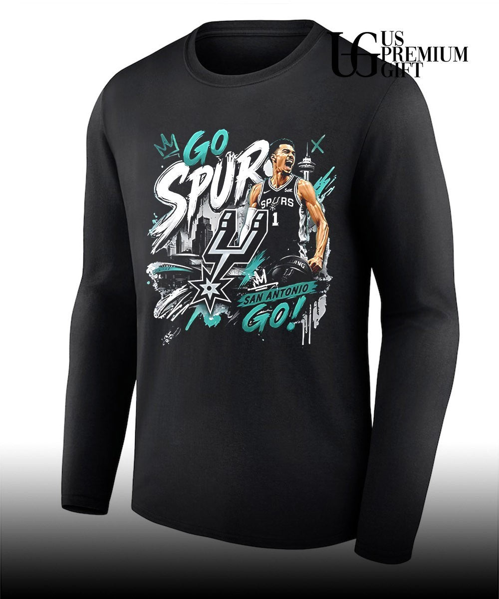 Victor Wembanyama San Antonio Spurs Go Spurs San Antonio Go NBA 20265 shirt Unisex