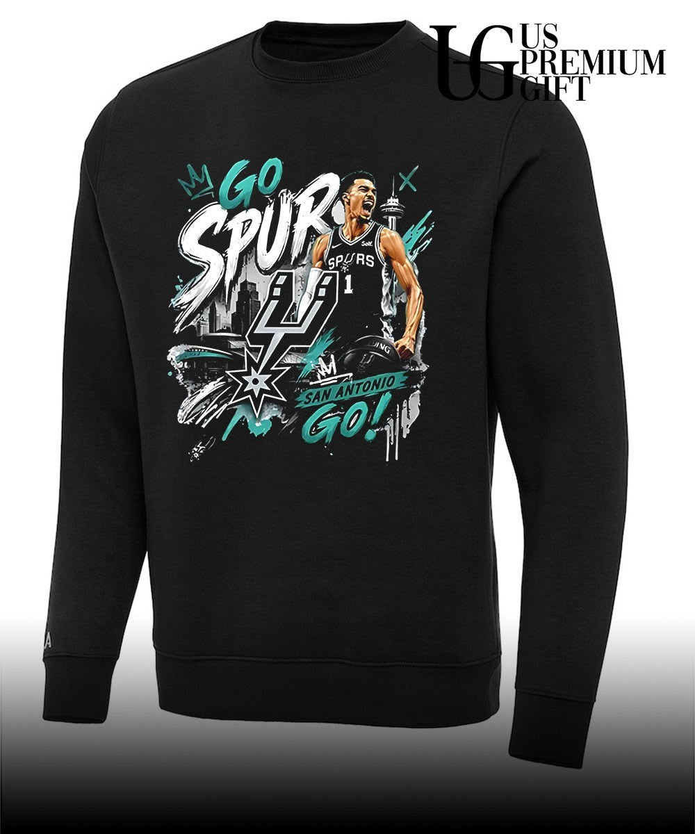 Victor Wembanyama San Antonio Spurs Go Spurs San Antonio Go NBA 20265 shirt Unisex