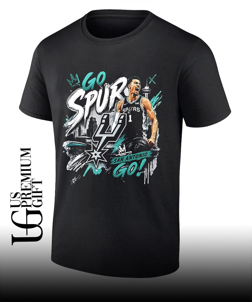 Victor Wembanyama San Antonio Spurs Go Spurs San Antonio Go NBA 20265 shirt Unisex