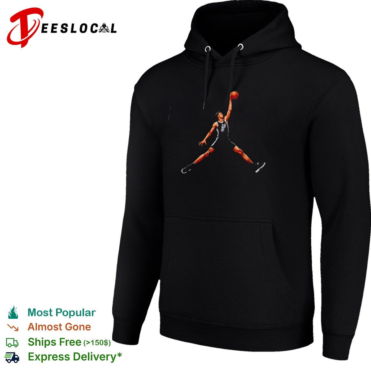 Victor Wembanyama San Antonio Spurs Jumpman silhouette dunk art shirt Unisex