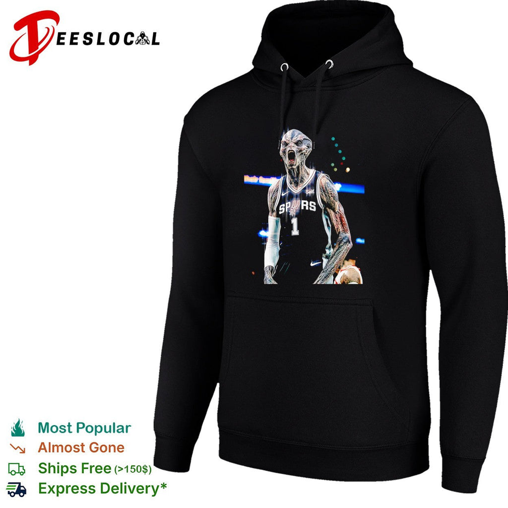 Victor Wembanyama San Antonio Spurs NBA Alien Parody shirt Unisex