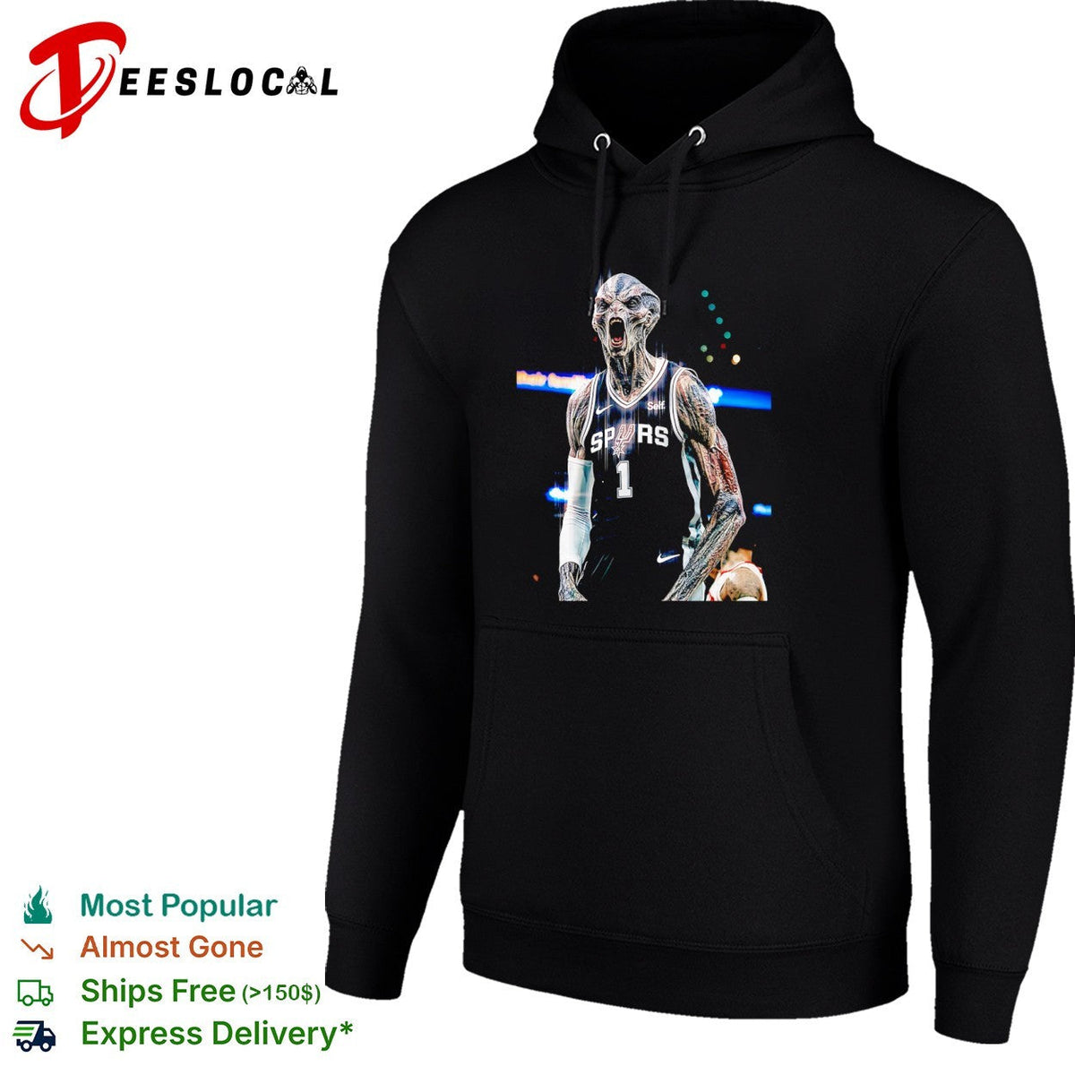 Victor Wembanyama San Antonio Spurs NBA Alien Parody shirt Unisex