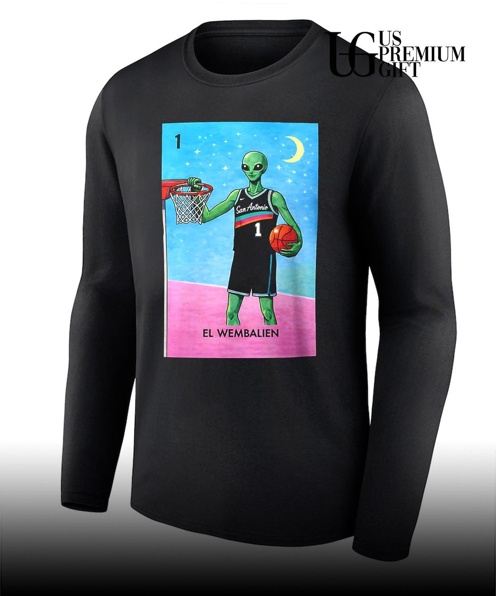 Victor Wembanyama San Antonio Spurs NBA Basketball El Wembalien shirt Unisex