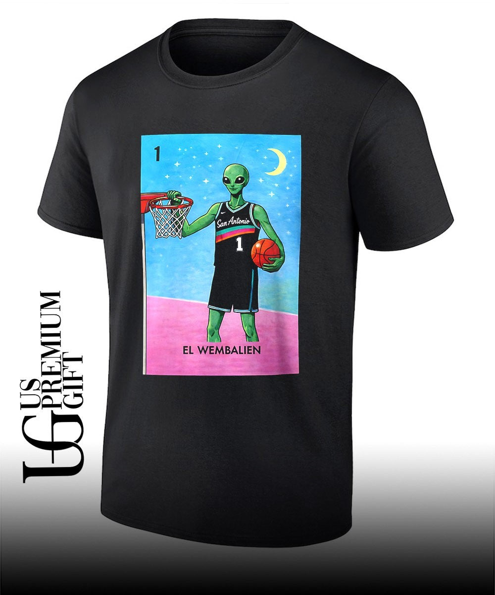Victor Wembanyama San Antonio Spurs NBA Basketball El Wembalien shirt Unisex