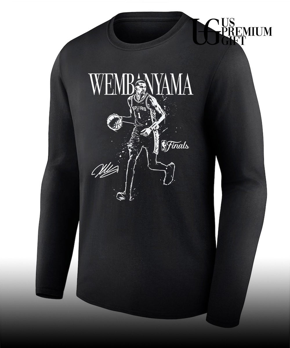 Victor Wembanyama San Antonio Spurs NBA Finals 2026 signature shirt Unisex