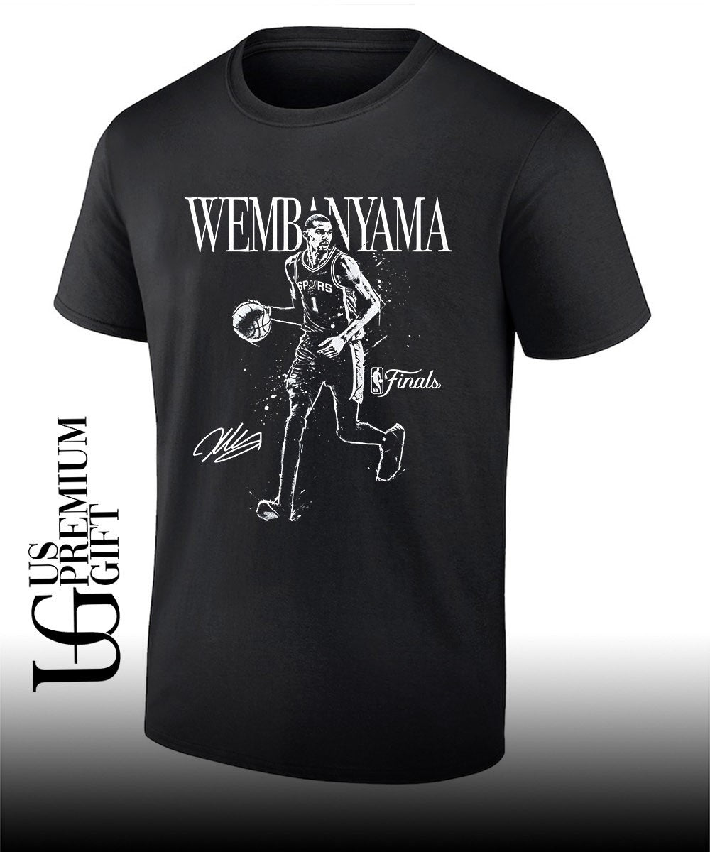 Victor Wembanyama San Antonio Spurs NBA Finals 2026 signature shirt Unisex