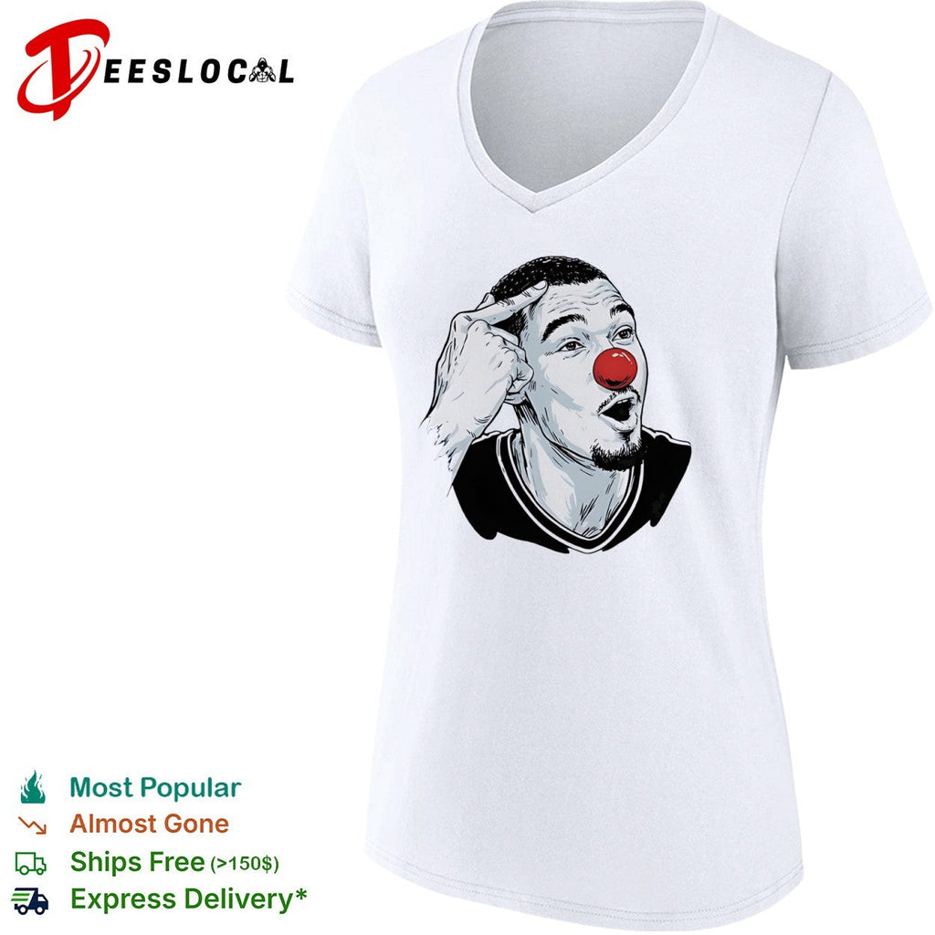Victor Wembanyama San Antonio Spurs NBA Meme Clown shirt Unisex