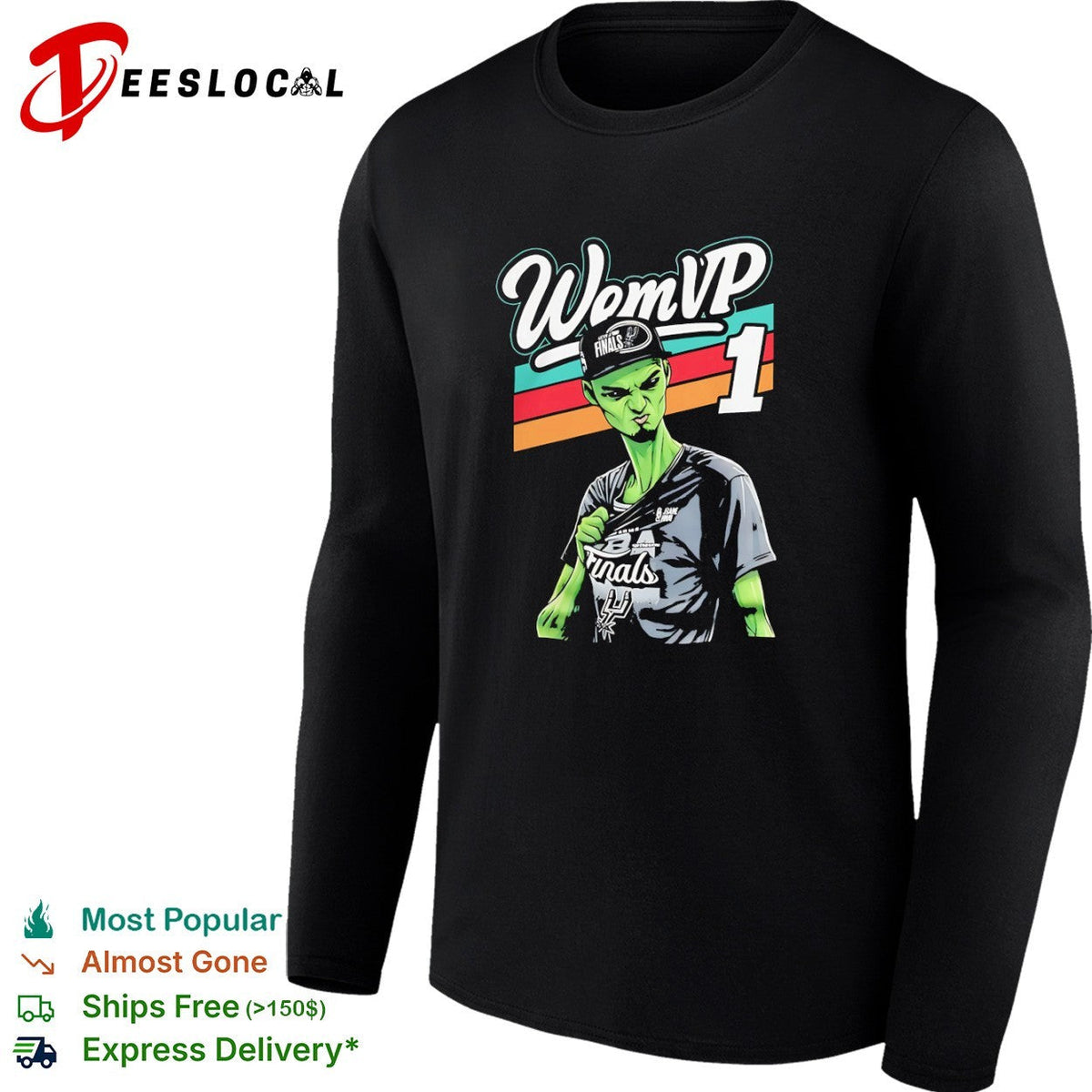 Victor Wembanyama San Antonio Spurs NBA WemVP 1 Finals Parody shirt Unisex