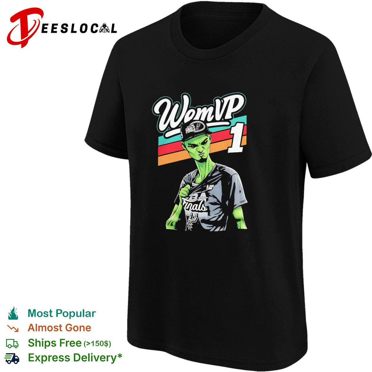 Victor Wembanyama San Antonio Spurs NBA WemVP 1 Finals Parody shirt Unisex