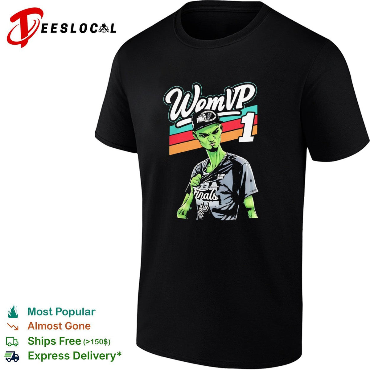 Victor Wembanyama San Antonio Spurs NBA WemVP 1 Finals Parody shirt Unisex