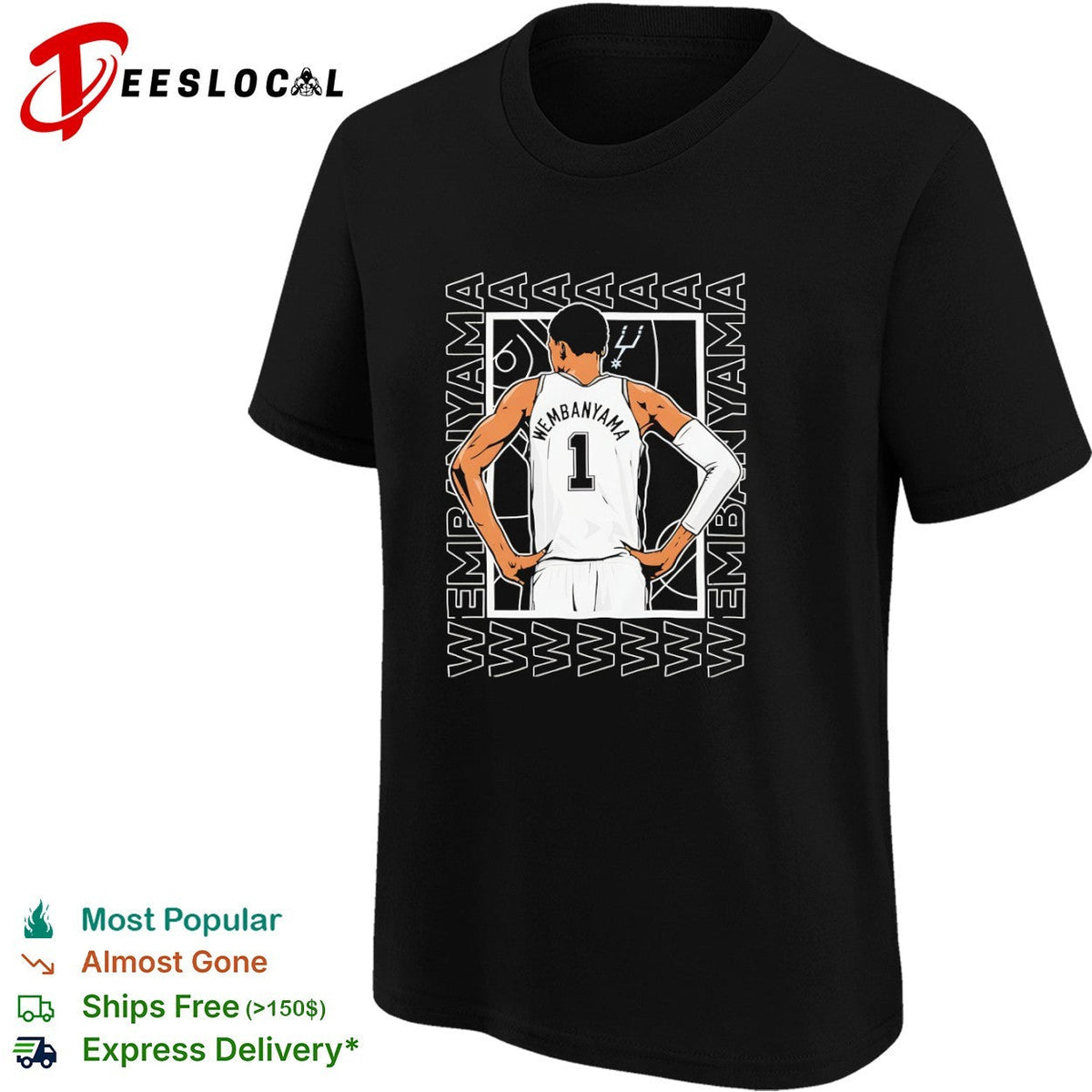 Victor Wembanyama San Antonio Spurs NBA Wembanyama shirt Unisex