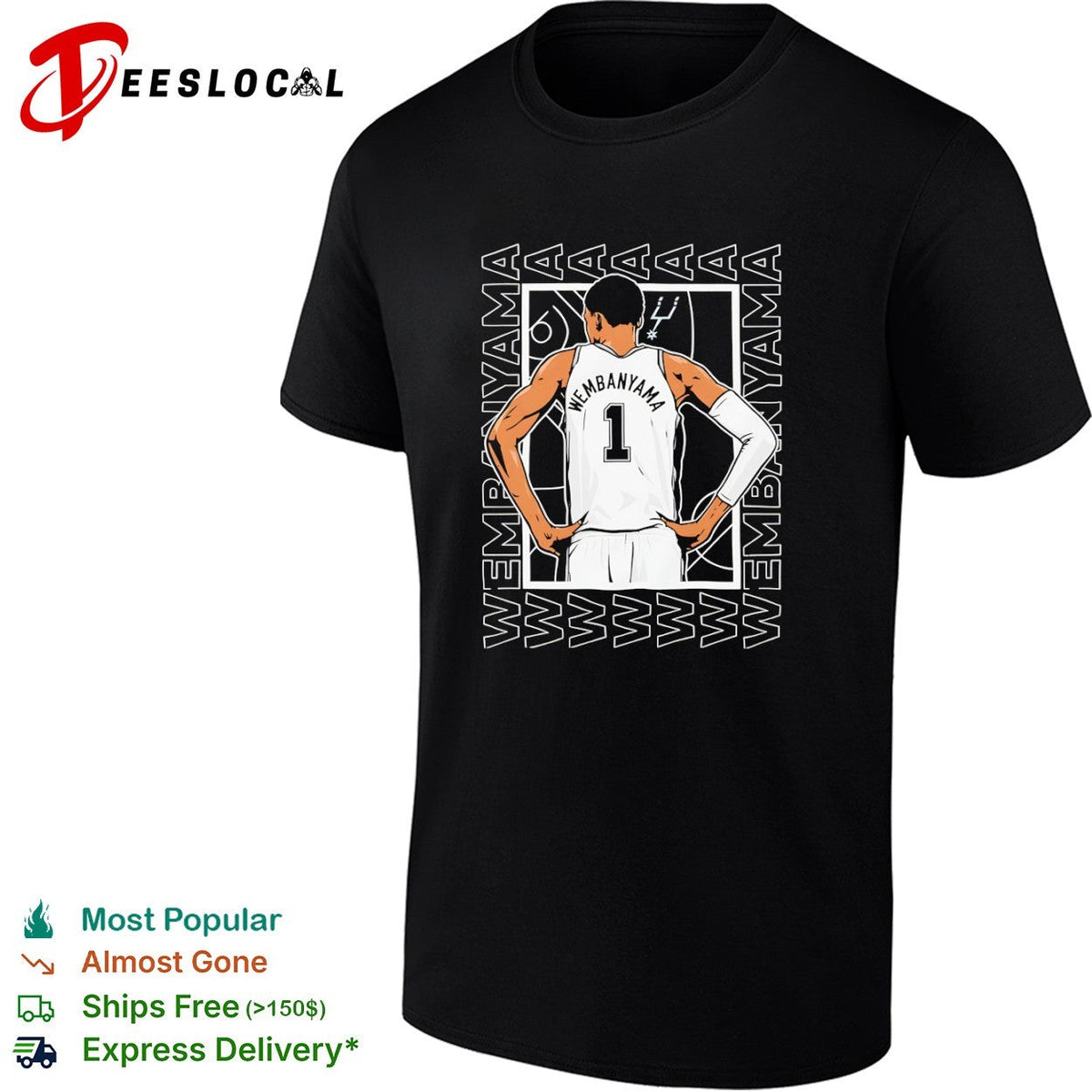 Victor Wembanyama San Antonio Spurs NBA Wembanyama shirt Unisex