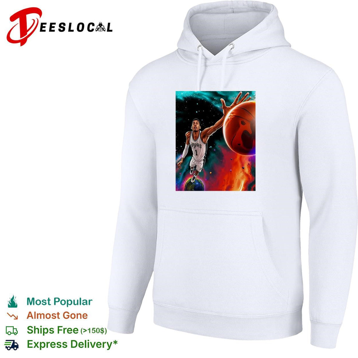 Victor Wembanyama San Antonio Spurs number 1 space galaxy cosmic basketball shirt Unisex