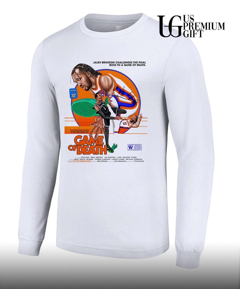 Victor Wembanyama San Antonio Spurs vs Jalen Brunson Challenges The Final Boss To A Game Of Death shirt