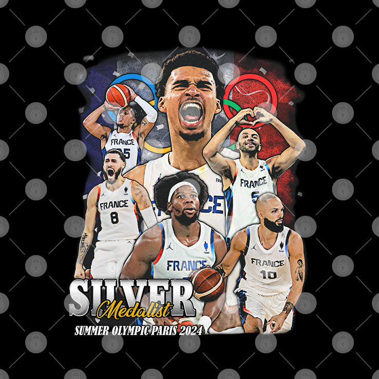 Victor Wembanyama Silver Medalist T Shirt Unisex