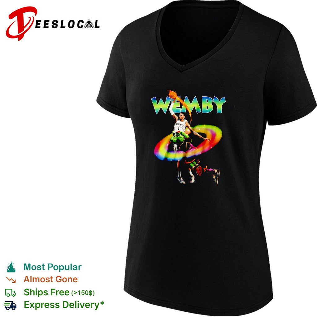 Victor Wembanyama Wemby space alien armor cosmic fantasy art shirt Unisex