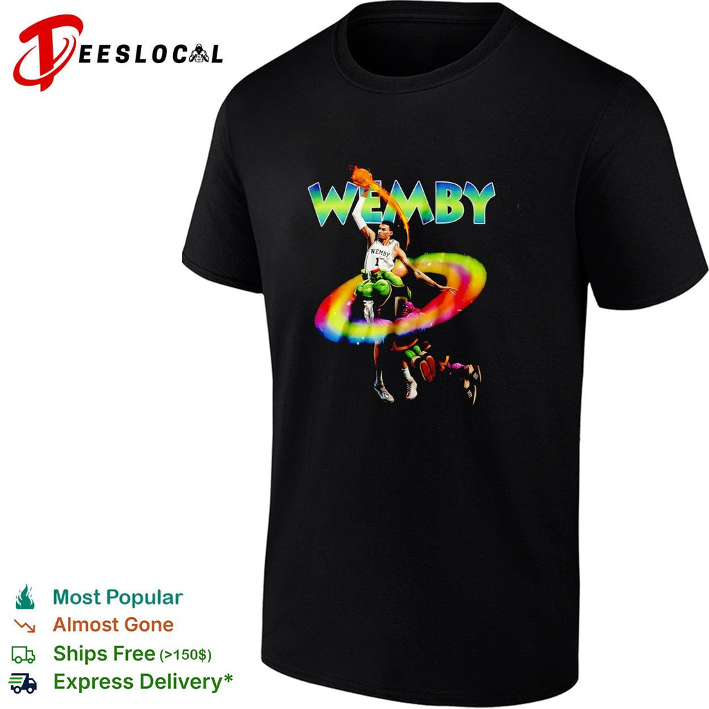 Victor Wembanyama Wemby space alien armor cosmic fantasy art shirt Unisex