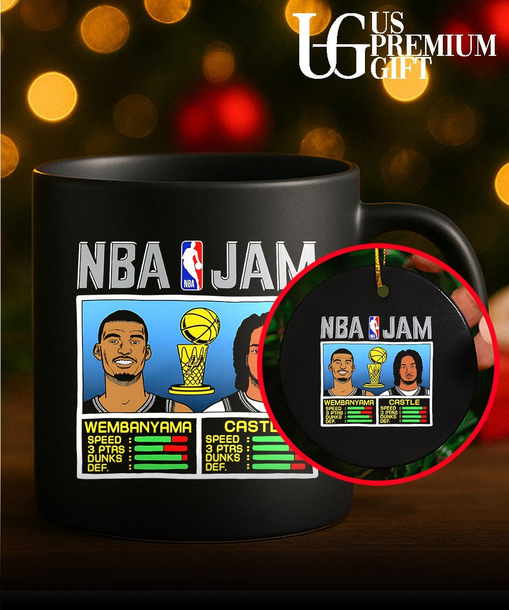 Victor Wembanyama and Stephon Castle San Antonio Spurs NBA Jam 2026 shirt Unisex