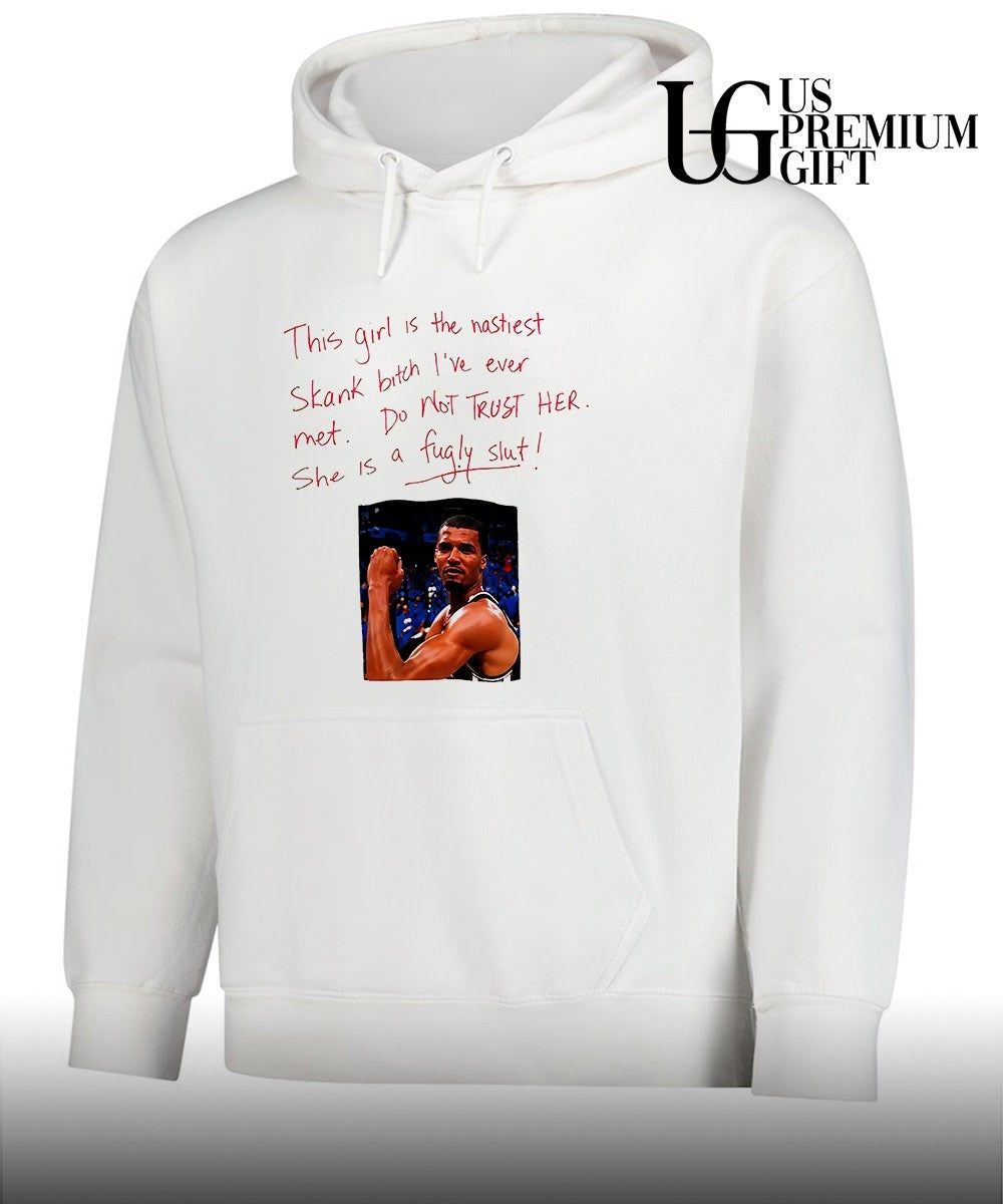 Victor Wembanyama this girl is the Nastiest Skank Brich I’ve ever met shirt Unisex