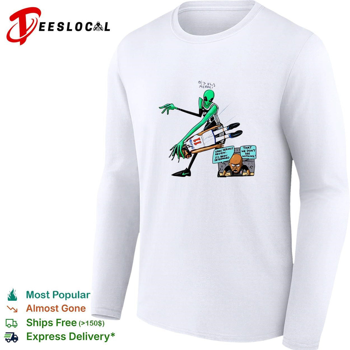Victor Wembanyama vs Jalen Bruson alien NBA Flagrant review comic cartoon shirt Unisex