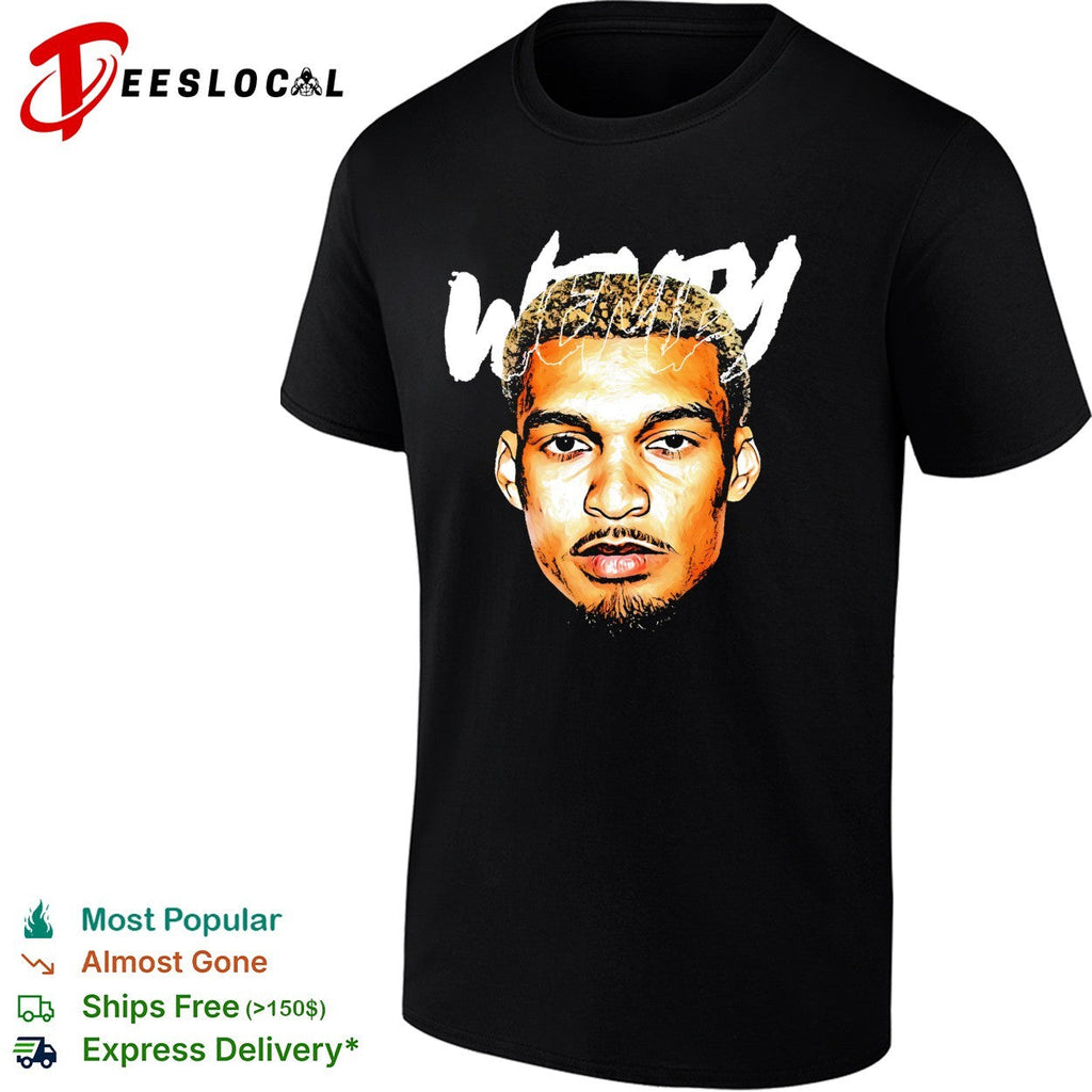 Victor Wenby basketball player portrait big head bold art shirt Unisex