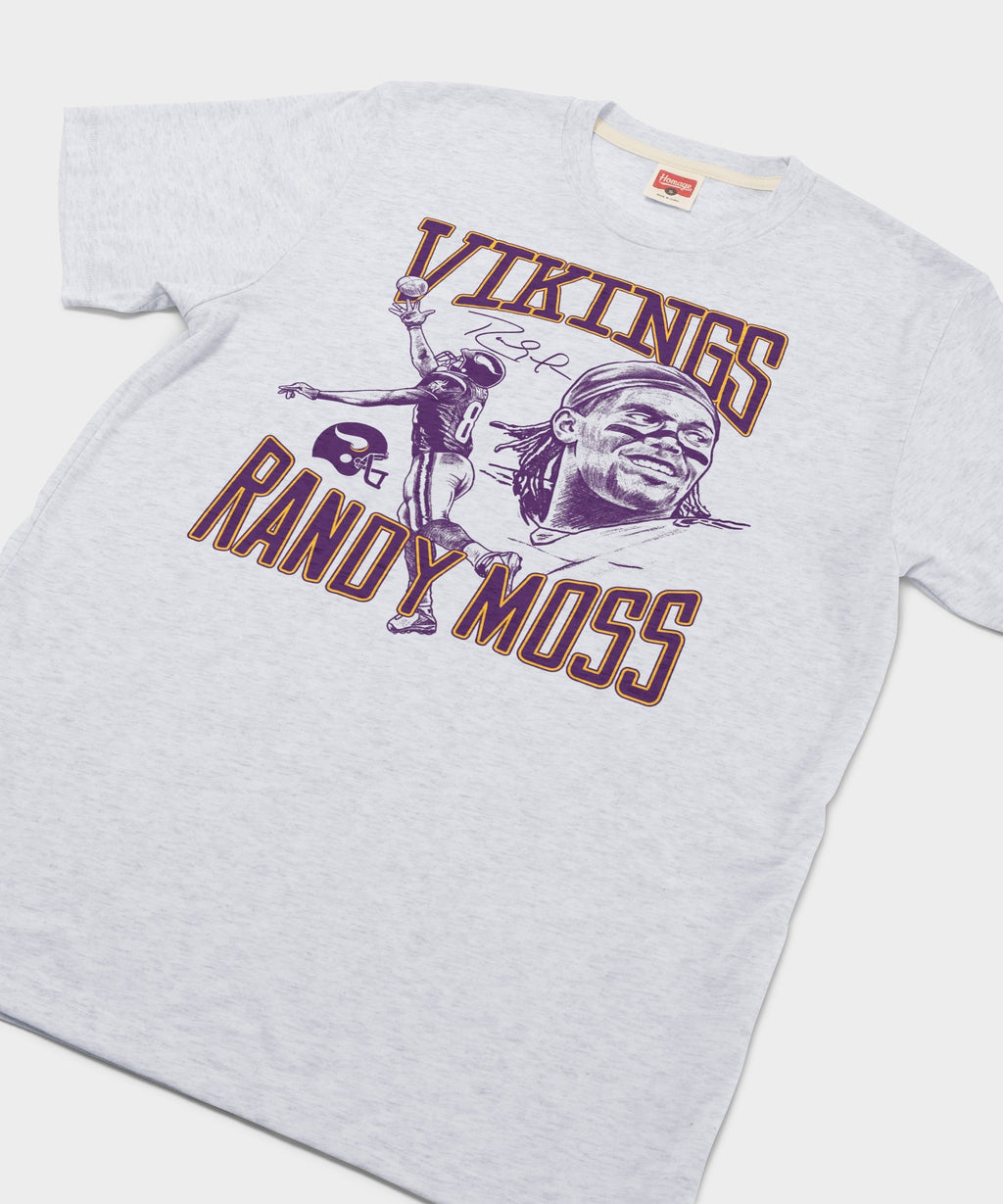 Vikings Randy Moss Signature Portrait Unisex
