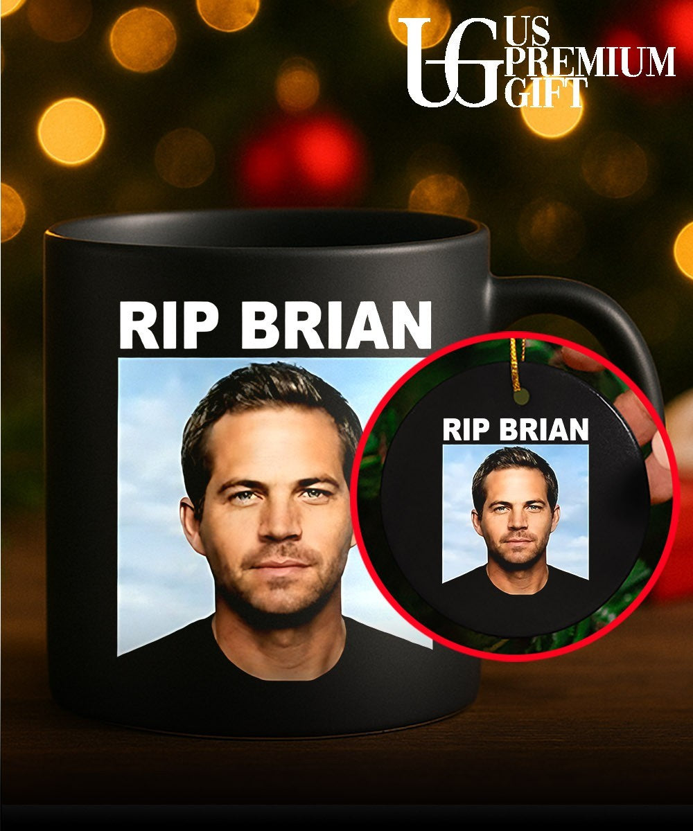 Vin Diesel wearing RIP Brian portrait shirt Unisex