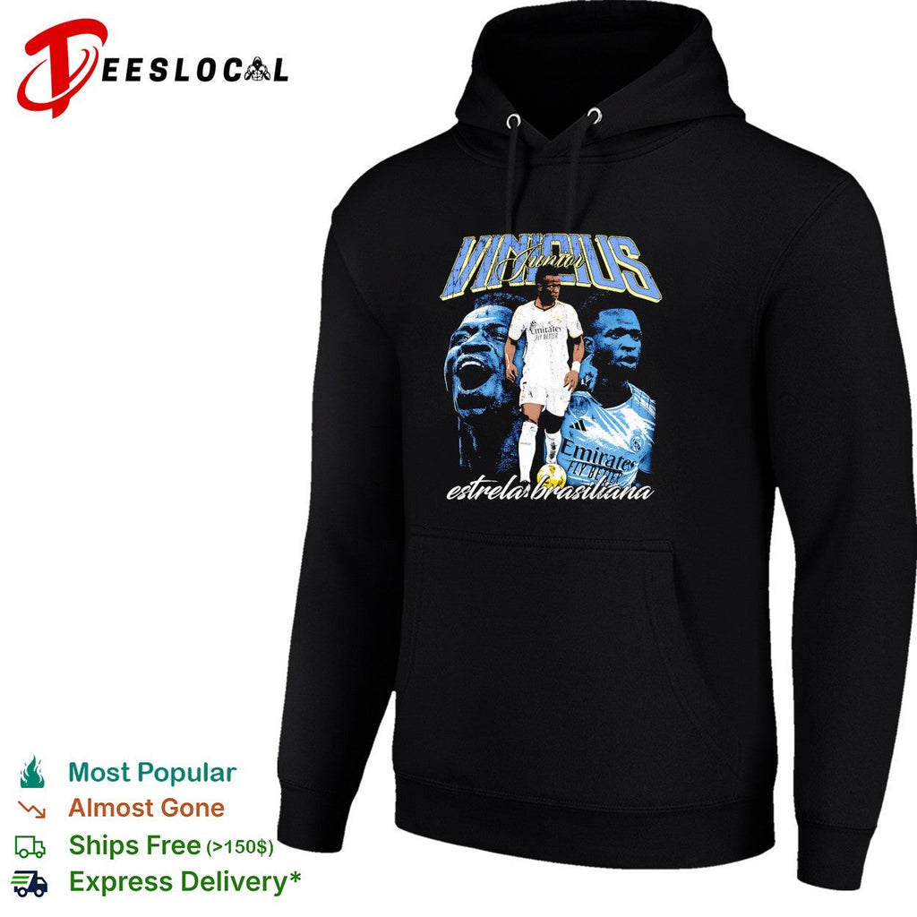 Vinicius Junior Real Madrid estrela brasileira portrait shirt Unisex