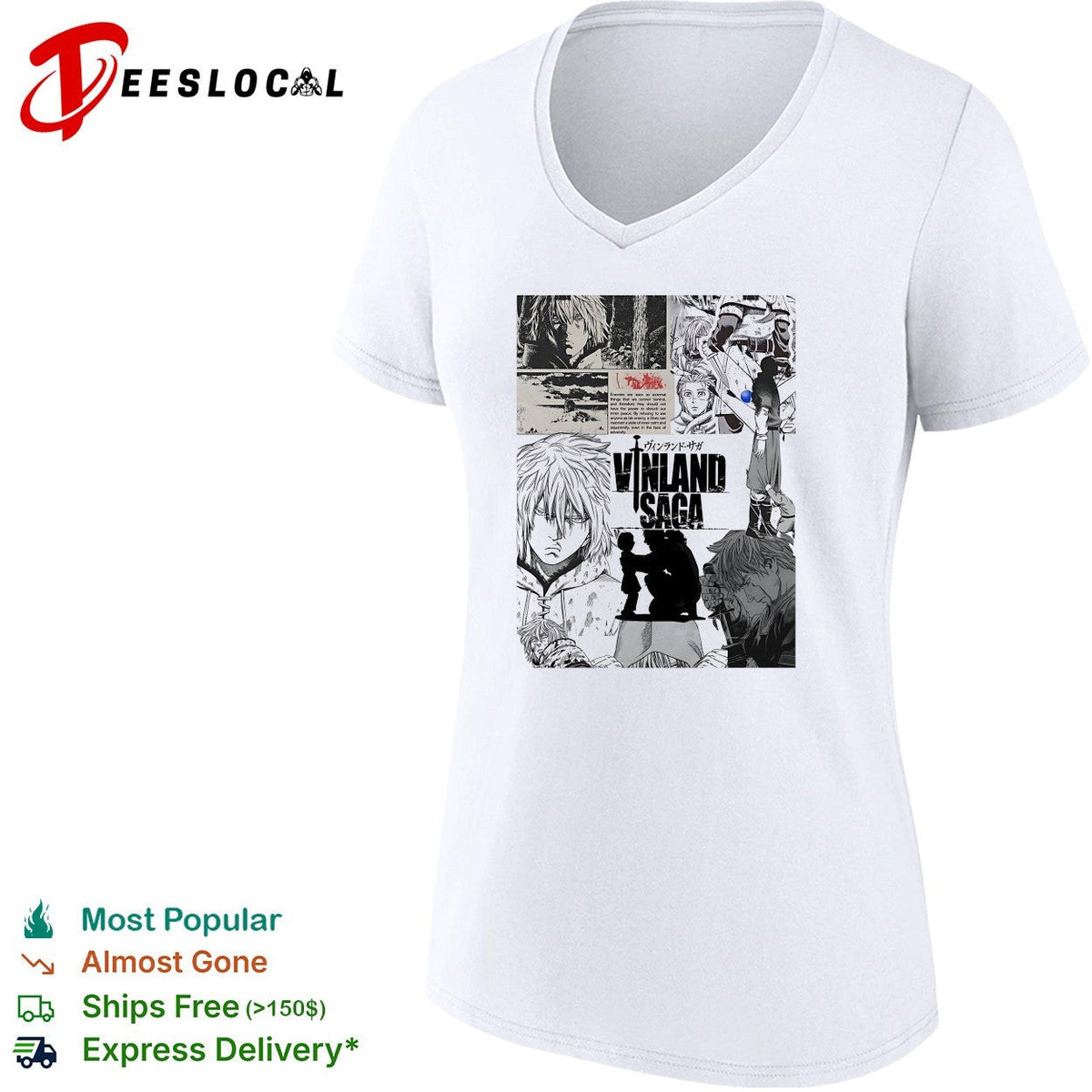 Vinland Saga manga collage shirt Unisex