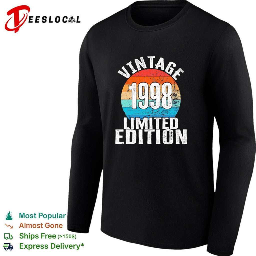 Vintage 1998 limited edition birthday shirt Unisex