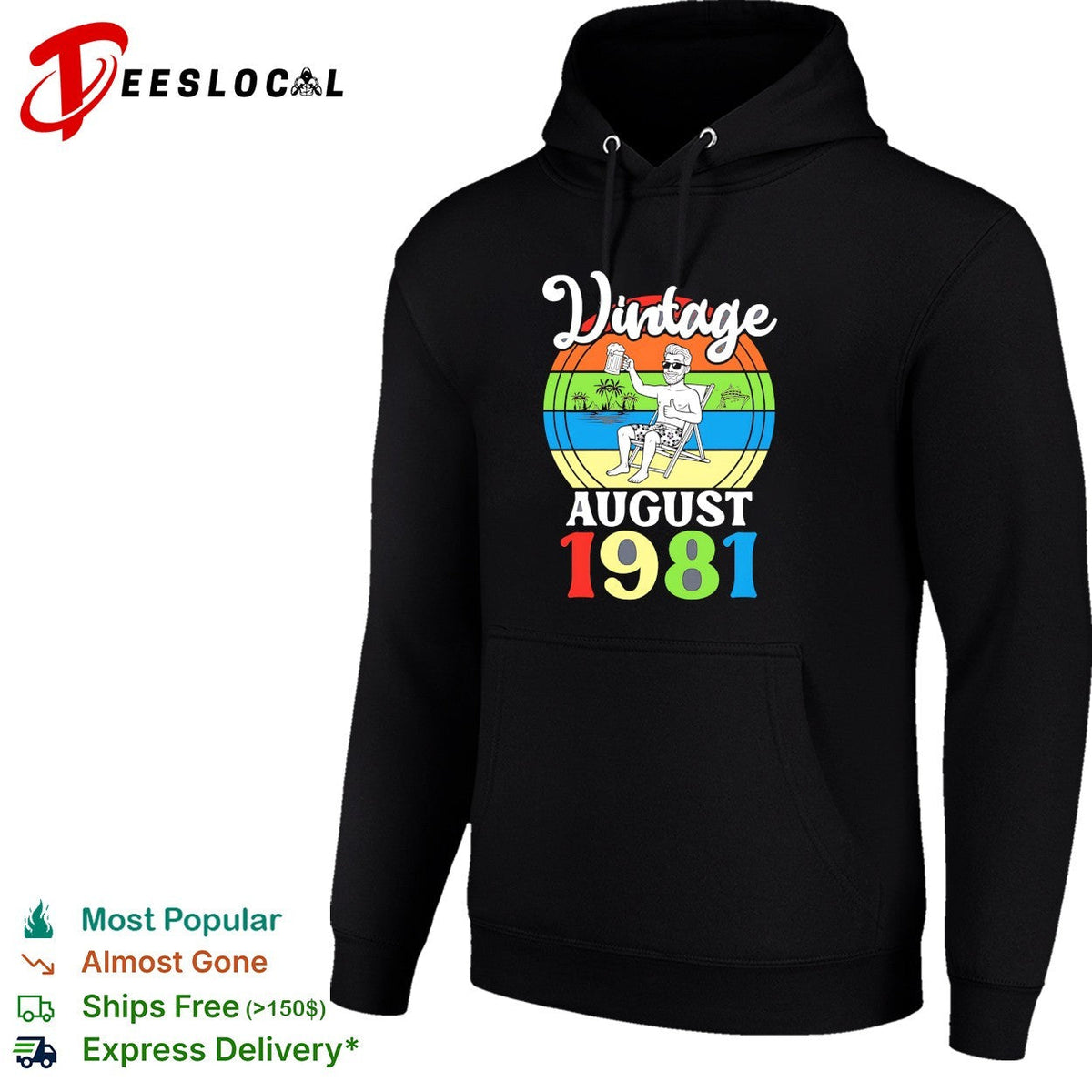 Vintage August 1981 shirt Unisex